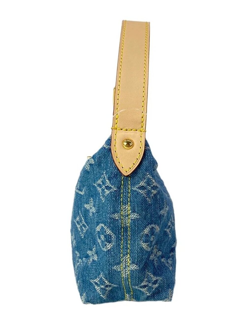LOUIS VUITTON Pochette Hills M82949 Blue Denim Monogram Denim RFID confirmed - Picture 5 of 16
